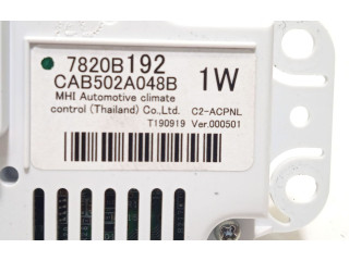 Блок управления климат-контролем 7820B192 Mitsubishi ASX