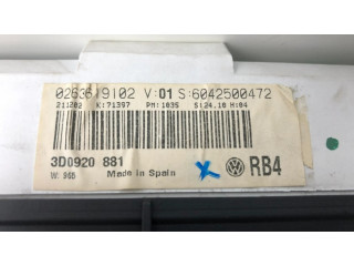 Панель приборов 3D0920882E   Volkswagen Phaeton       