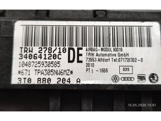 Подушка безопасности пассажира 3T0880204A, 34064120C   Skoda Superb B6 (3T)