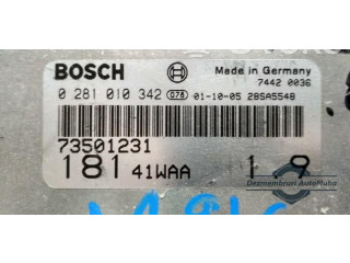 Блок управления двигателем Блок управления 0281010342, 18141WAA Fiat Marea