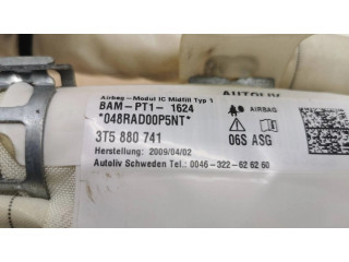 Боковая подушка безопасности 3T5880741, 048RAD00P5NT Skoda Superb B6 (3T)