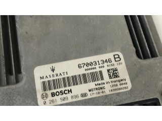 Блок управления двигателя 670031346B, 1039S80282   Maserati Ghibli