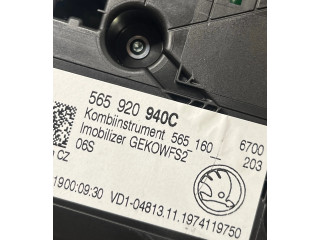 Панель приборов 565920940C, 565160 Skoda Karoq