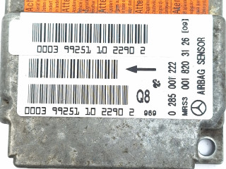 Блок подушек безопасности 0285001222, 0018203126   Mercedes-Benz A W168