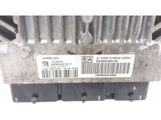Блок управления двигателя 5WS40421DT, 9663384180   Citroen C4 I