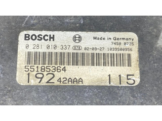 Řídící jednotka 55185364, 0281010337 Fiat Stilo 2005