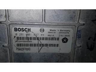 Блок управления двигателя 0281001437, P56028704AD Jeep Grand Cherokee