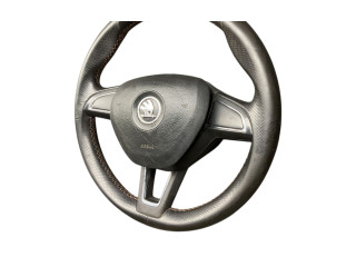 Руль Skoda Fabia Mk2 (5J)  2007 - 2014 года 5J0419091L, 5E0880201      