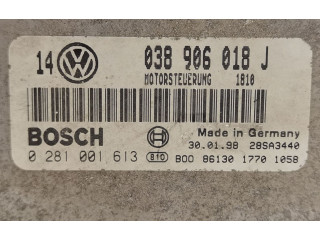 Блок управления двигателя 038906018J, 0281001613 Volkswagen Golf SportWagen