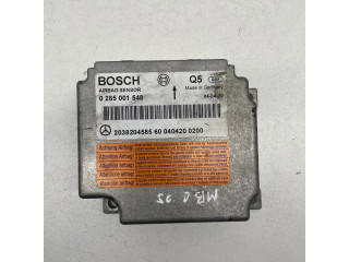 Блок подушек безопасности 2038204585, 0285001548   Mercedes-Benz C W203