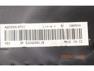 Панель приборов 5J0920811B Skoda Fabia Mk2 (5J)