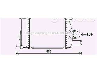 Интеркулер 144963014R, 144963014R Dacia Sandero