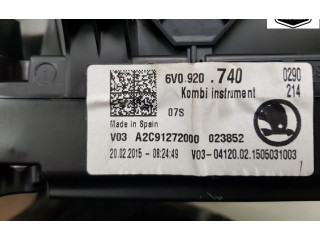 Панель приборов 6V0920740, 6V0920740 Skoda Fabia Mk3 (NJ)