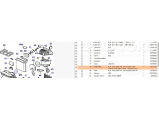 Вентилятор печки 13221349, 13250115 Saab 9-3 Ver1