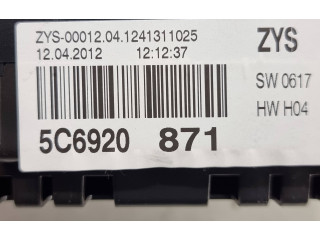 Панель приборов 5C6920871, ZYS0001204 Volkswagen Jetta VI