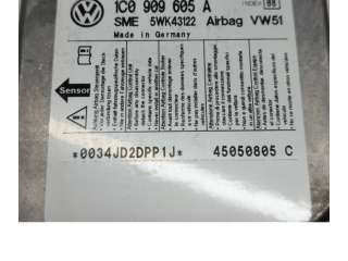 Блок подушек безопасности 1C0909605A, 5WK43122 Volkswagen Transporter - Caravelle T5