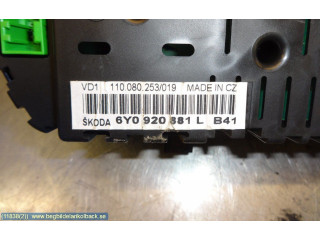 Панель приборов Skoda Fabia Mk1 (6Y)