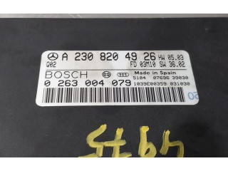 Řídící jednotka Mercedes-Benz SL R230