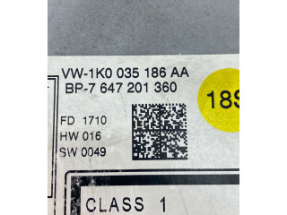 рейка Колонка рулевая 1K0035186AA, 7647201360 Volkswagen Golf VI 2008 - 2013 года