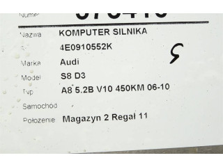 Řídící jednotka 4E0910552K Audi A8 S8 D3 4E 2006