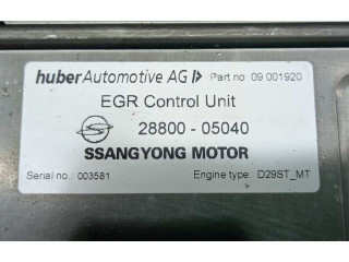 Блок управления двигателем Блок управления 2880005040, 09001920 SsangYong Rexton