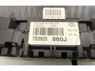 Přístrojová deska Volkswagen Transporter - Caravelle T5 2013 7E0920860J, VDD02427