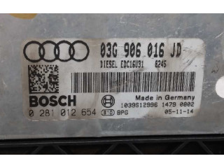 Блок управления двигателя 03G906016JD, 0281012654 Audi A4 Allroad