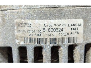 Генератор 51820624, DENSO Alfa Romeo Giulietta