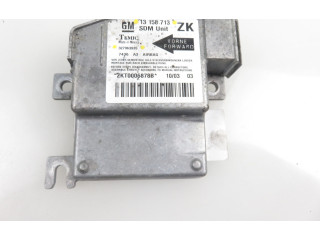 Блок подушек безопасности 13158713 Opel Meriva A