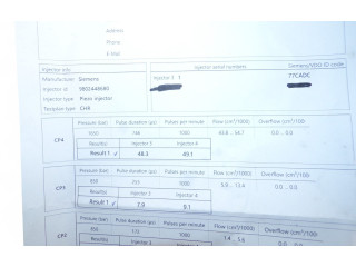 Форсунка 9802448680 Citroen C5 9H05 9HL