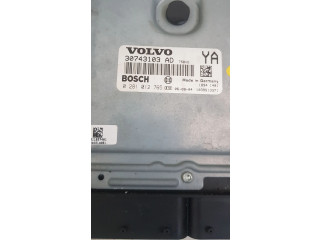 Блок управления двигателя 30743103AD, 0281012765   Volvo S80