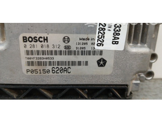 Блок управления двигателя p05150620ac, 0281018312 Fiat Freemont