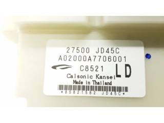 Блок управления климат-контролем 27500JD45C   Nissan Qashqai
