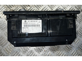 Блок управления климат-контролем 4F1820043AF, 5HB00883350   Audi A6 S6 C6 4F