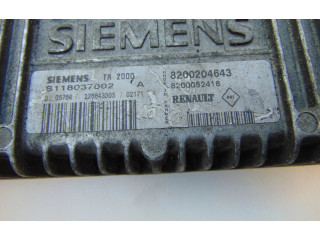Блок управления коробкой передач 8200204643, S118037002A Renault Clio II