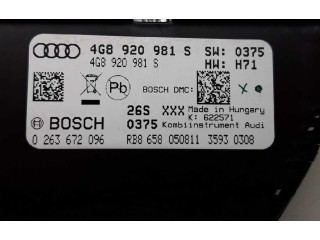 Панель приборов 4G8920981S, 0263672096   Audi A6 C7       