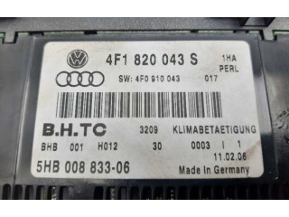 Модуль блока управления кондиционером 4F1820043S, 5HB00883306   Audi A6 S6 C6 4F