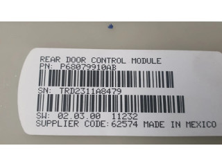 Šoninių slankiojančių durų ECU modulis