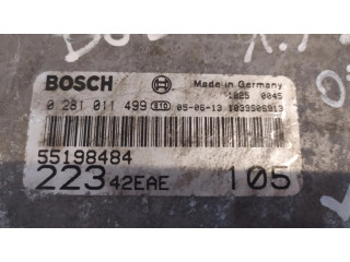 Řídící jednotka 0281011499, 55198484 Fiat Doblo 2005