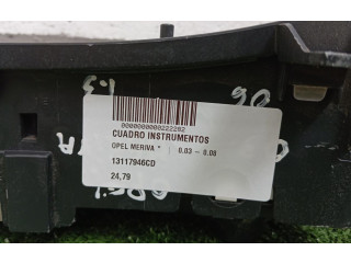 Панель приборов 13117946CD   Opel Meriva A       