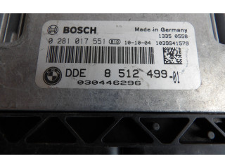 Řídící jednotka 8512499, 0281017551 BMW 1 E81 E87 2008