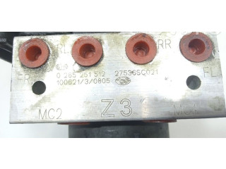 Блок АБС 27536SC021, 0265951586 Subaru Forester SH 2008 - 2013 года