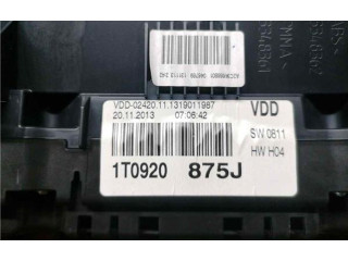 Панель приборов 1T0920875J, 1T0920875J   Volkswagen Touran II       