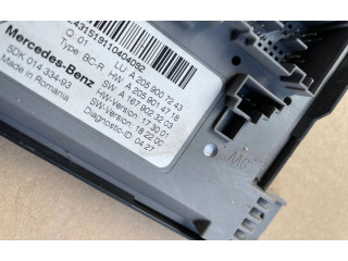 Блок комфорта 2059007243 Mercedes-Benz GLC X253 C253