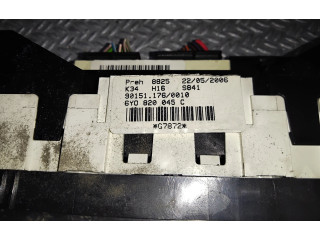 Блок управления климат-контролем 6Y0820045C   Skoda Fabia Mk1 (6Y)