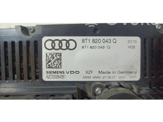 Блок управления климат-контролем 8T1820043Q   Audi A5 8T 8F