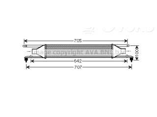 Интеркулер  55700449, 55700449   Fiat Grande Punto 