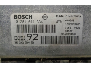 Блок управления двигателя 9652590480, 0281011334 Citroen C8