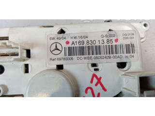 Блок управления климат-контролем A1698301385 Mercedes-Benz A W169
