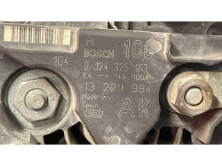 Генератор 0124325163, 13229984 Opel Zafira B 1.6